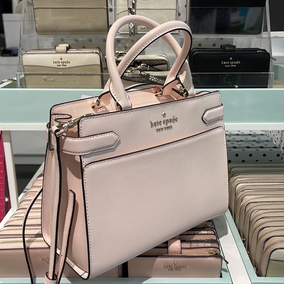 kate spade Handbags - Kate Spade Staci Medium Satchel Light Rose 
Color: Light Rose